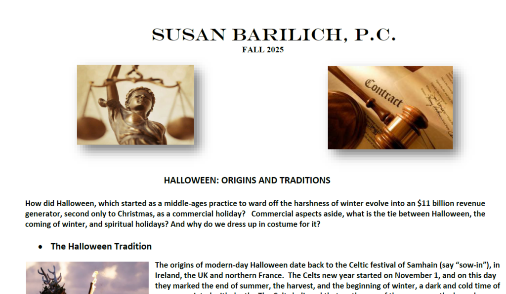 October 2025 Newsletter